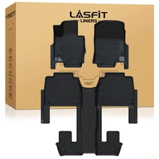 Floor Mats for Mercedes Benz GLS 2020-2026 1st & 2nd & 3rd Row TPE Car liners