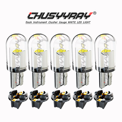 Dash Speedometer Cluster Gauge WHITE LED LIGHT KIT Fit 93-97 Honda Civic Del Sol