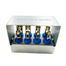 8 Pcs Golden Trephine Drill Set for Dental Implant Surgery