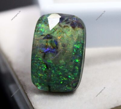 20,35 ct natürlicher Monarch-Feueropal Doublett Kissenschliff lose Edelsteine...