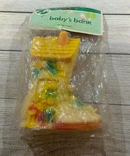 Vintage Nursery Needs Baby's Bank Old Woman Lived In Shoe NEW in PKG ~*~ TubB9
