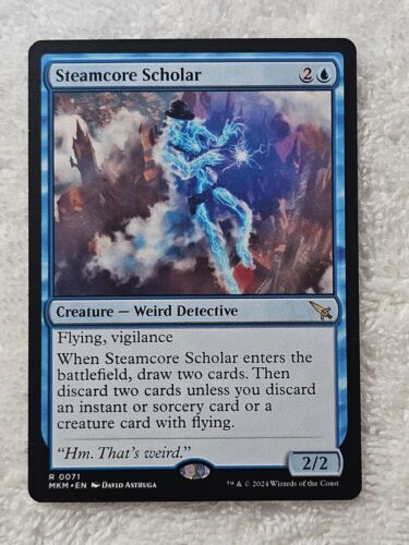 MTG Steamcore Scholar #71 Murders at Karlov Manor Magic Card Rare NM - Picture 1 of 6