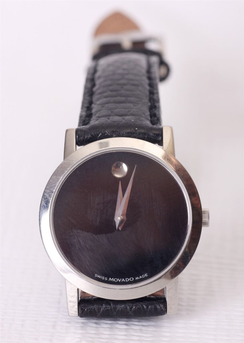 MOVADO Museum Classic Luxury Watch for Women Silver w/ Black MOVADO Museum Classic Luxury Watch for Women Silver w/ Black
