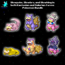   Shiny 6IV   Slowpoke Slowbro Slowking in both Kantonian and Galarian forms