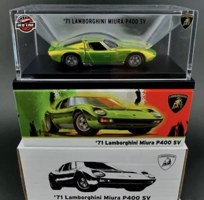 ホットウィール RLC限定 '71 ランボルギーニ ミウラ P400 SV RLC限定の'71 LAMBORGHINI MIURA P400 SV 発売情報＆ 2025年F1キャスト