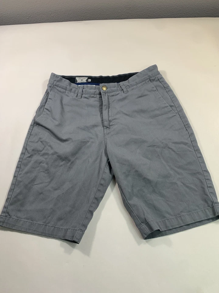Volcom Shorts Mens 30 Slash Pockets Chino Gray Outdoor Casual - Image 2 of 4