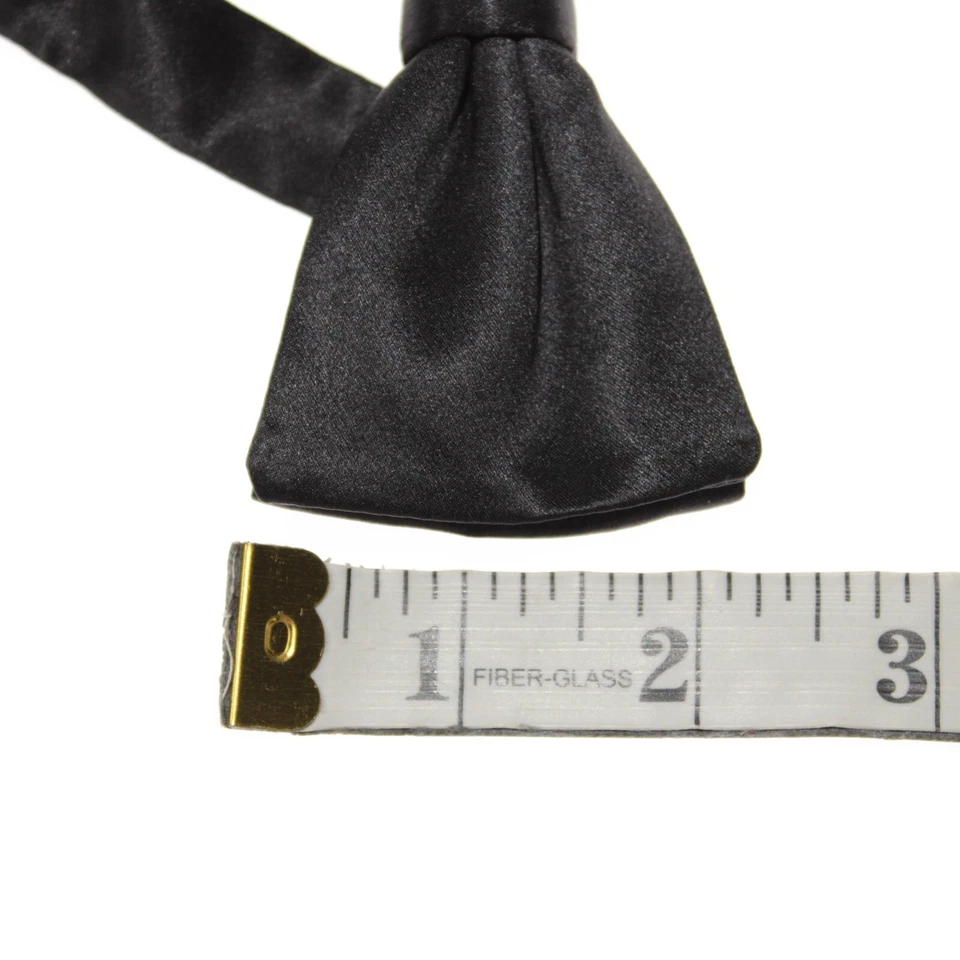 Italo Ferretti Nuevo con Etiquetas Conjunto de Faja y Pajarita Plisada Vertical Tamaño Ajustable Negro Foto 3 de 4