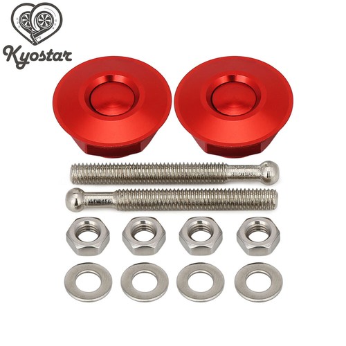 Racing Car Pins Metal Push Button Bras Billet Hood Pins Release Lock