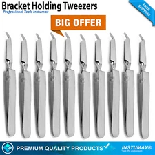 Dental Bracket Holding Tweezers Orthodontic Placing Reverse Action Forceps