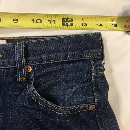 Jeans Levi Strauss 501 uomo 28x27 blu denim bottoni mosca dritto - Foto 7 di 16