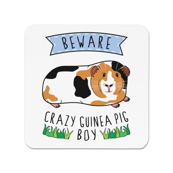 Beware VerrüCkte Meerschweinchen Jungen KüHlschrankmagnet - Lustig Tier Haustier-image