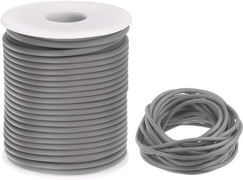 sourcing map Rubber Cord Tube Hollow Pipe 16ft 27yds 1/8" Dia 1/16" Hole Silicon - Picture 22 of 24