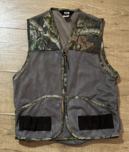 Walls Game Mesh Hunting Vest Pouch Realtree Camo Adult M Regular Padded Shoulder - Picture 1 of 7