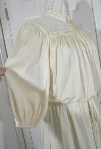 RARE Montgomery Word Yong & Now Cream Dress Vintage See Measurements For Size - Picture 4 of 10