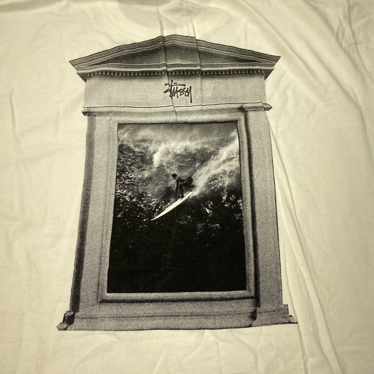 ★人気★【STUSSY】★SURF TOMB PIGMENT DYED Tシャツ★ Stussy Surf Tomb Pigment Dyed Tee Mens XXL Natural Made In