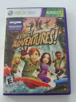 Kinect Adventures! Microsoft Xbox 360 w Manual Orig Case - COMPLETE