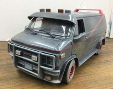 GREENLIGHT 1/18 GMC Vandura A-Team Van opened doors blister pack