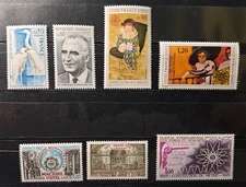 6076 - FRANCE - SCOTT# 1420, 1430, 1431-1432, 1433, 1434, 1435 - MNH