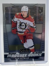 2024-25 O-Pee-Chee Platinum #207 Olen Zellweger Marquee Rookies RC