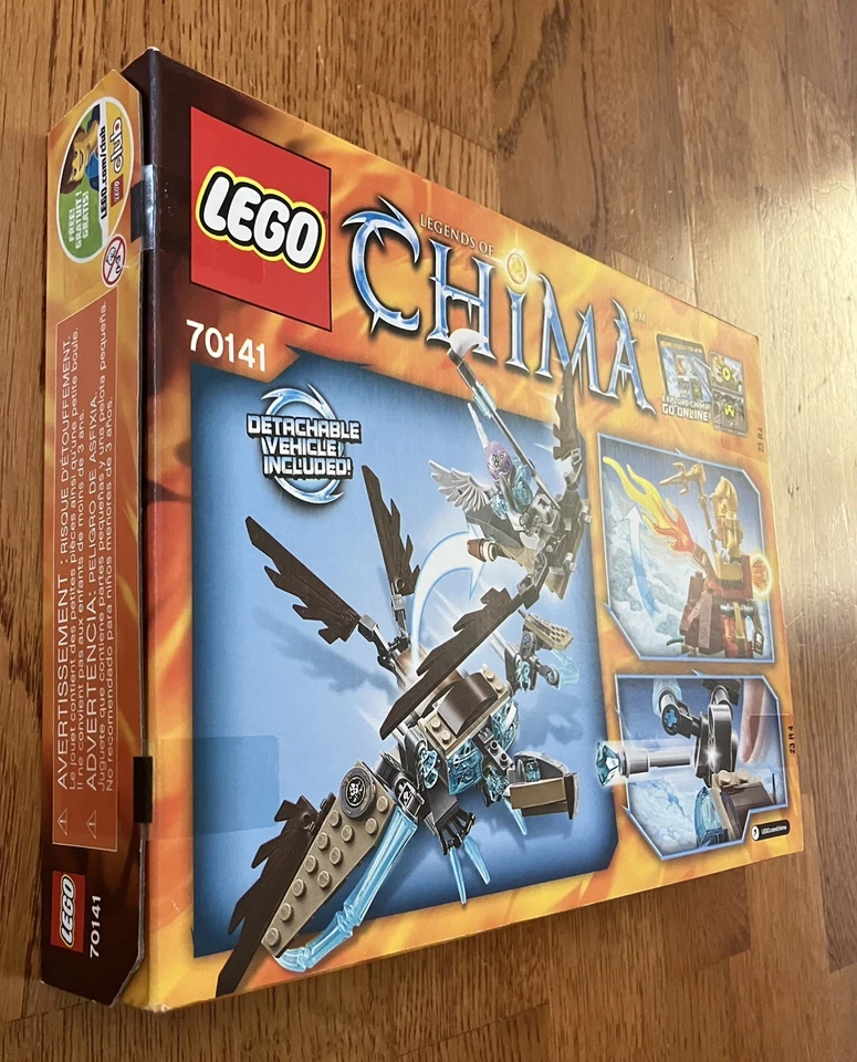  LEGO LEGENDS OF CHIMA: Vardy's Ice Vulture Glider (70141) - New in Sealed Box - Image 3 of 4