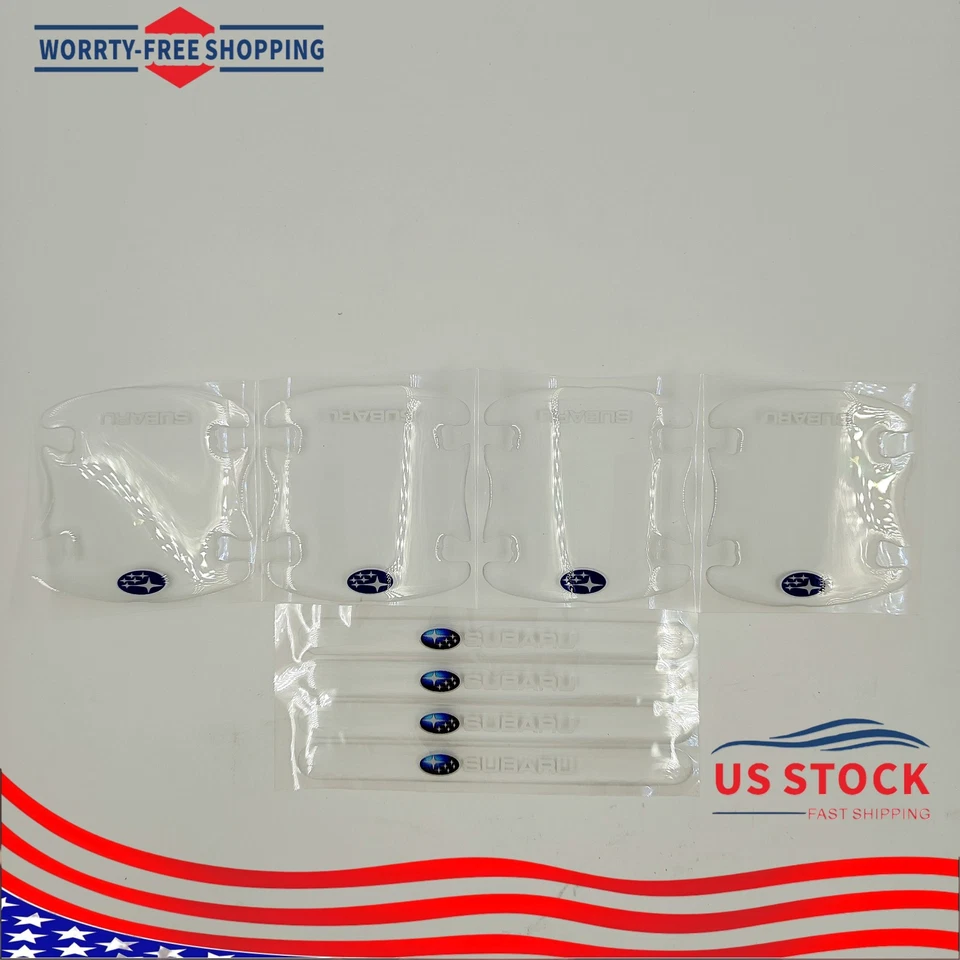 OEM 8X Clear Car Door Handle Bowl Protector Scuff Guard Anti Scratch For Subaru - Изображение 2 из 4