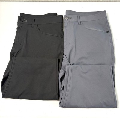 Public Rec Pants Mens 32x32 (31) Lot of 2 Black Gray Performance Casual Chino