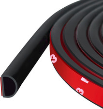 Weather Stripping Door Seal Self Adhesive Door Weather Strip Silicone D Shaped S