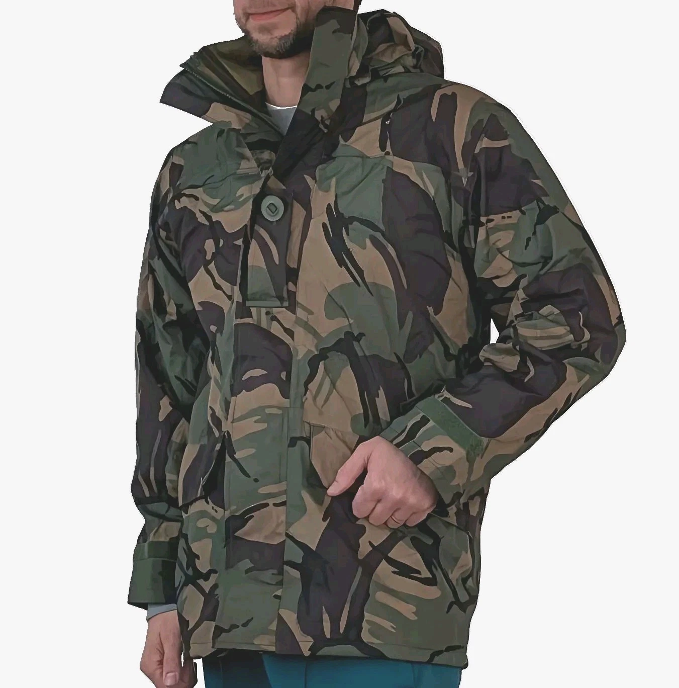 Gore-Tex Jacket, British Army DPM Waterproof Rain Coat, Camo Hunting Hiking.
Opens in a new window o