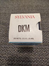 Sylvania DKM Projector Lamp 250 Watts 21.5 Volts 25 Hrs New Old Stock Nos