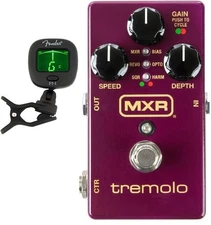 MXR M305 Tremolo Pedal (With Free Fender Guitar Tuner) - NEW
