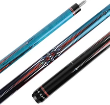 Short Pool Cue Stick 48" Canadian Maple Billiard Cue for  & Small Spaces