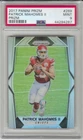 2017 Panini Prizm Patrick Mahomes Silver Base Rookie RC #269 PSA 9 Mint