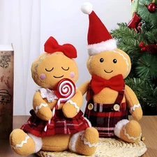 2PC Gingerbread Man Christmas Decorations Indoor for Christmas Gm-2pc-005