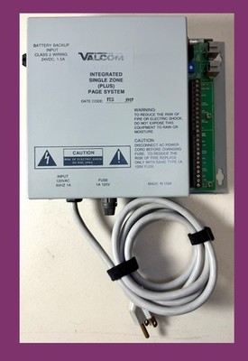 Valcom V-2001 Integrated Single Zone Page System with Free Shipping #822