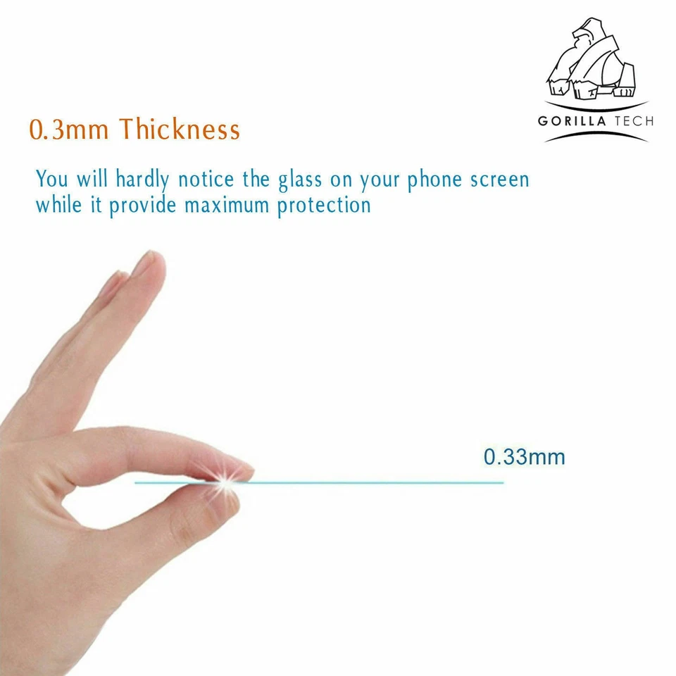 For Xiaomi Redmi 6 Tempered Glass Screen Protector 100% Genuine Gorilla Tech  - Image 3 of 4
