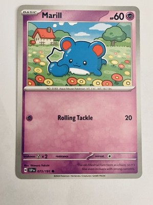 Marill~Cute Pokemon Cards~ Pretty in Pink & Pastel Gallery