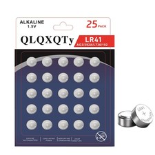 QLQXQTy 25pack LR41 Button Batteries AG3 L736f L736c L736 392 192 1.5V...
