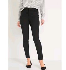 Old Navy High-Waisted Pixie Skinny Pants in Black 8 Petite NWT 
