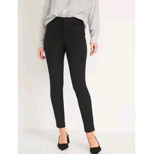 Old Navy High-Waisted Pixie Skinny Pants in Black (8 Petite) NWT!