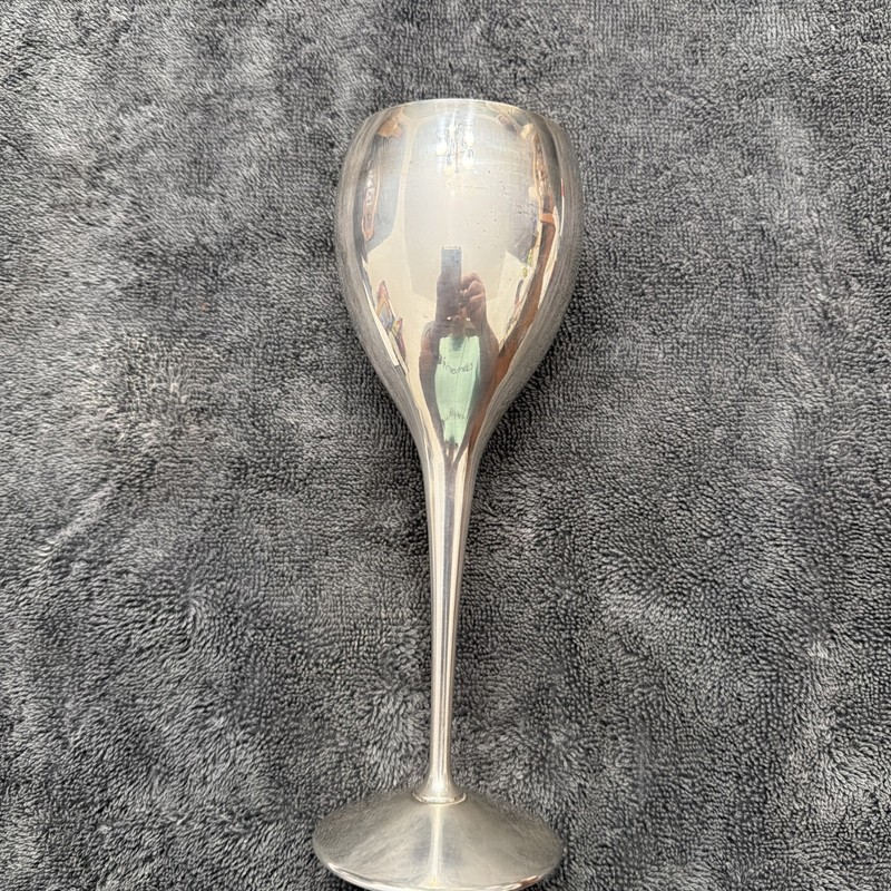 Vintage Silver Plated Wine Goblet 25th Anniversary Made In Spain