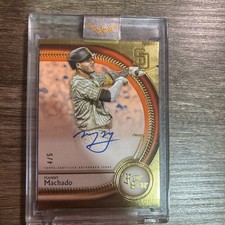 2025 Topps Five Star Manny Machado On Card Auto #4/5 FSA-MAM