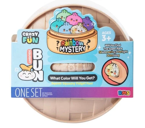 Rainbow Mystery Shimmering Starlight Dumpling Squishy Bun