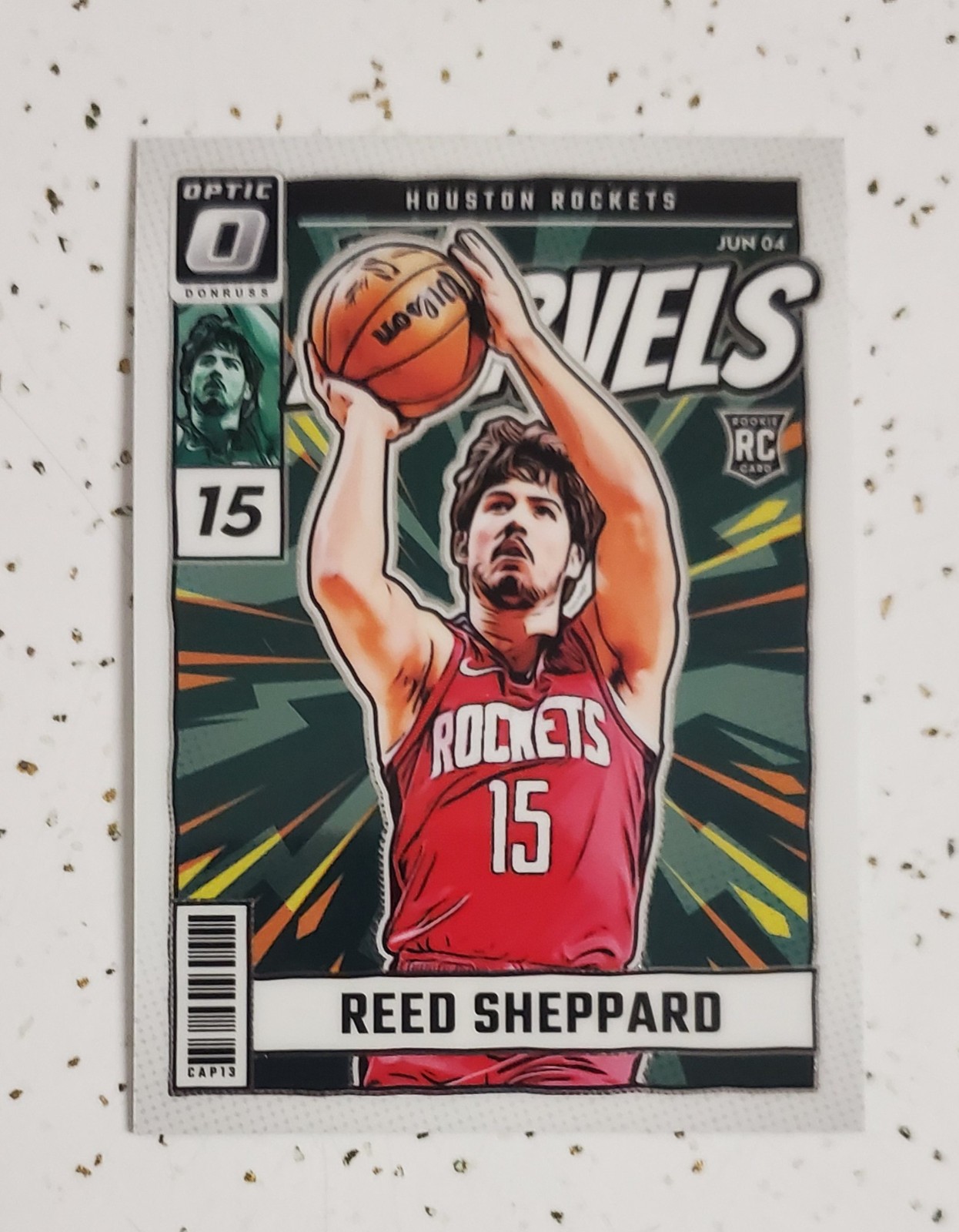 2024-25 Panini Donruss Optic Net Marvels Reed Sheppard RC #4 (RC)