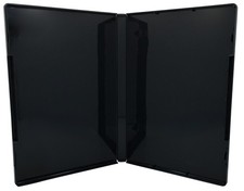 10 czarnych etui do przechowywania 14mm na znaczki gumowe bez kart