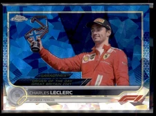 CHARLES LECLERC 2022 TOPPS CHROME F1 SAPPHIRE #182