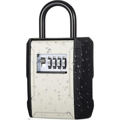 Schlüsseltresor Zahlencode 4-stellig Schlüsselbox Safe für Haus Garage Büro