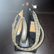 Vintage Chrome GE General Electric Dry Iron, Braided Cord, 1100W, 120V, Works!!