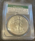 2021 T1 Emergency Issue American Eagle 1oz .999 Silver $1coin PCGS MS70 FDOI. NR