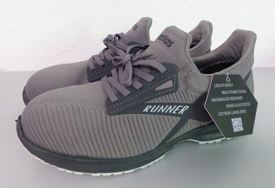 ATLAS Sicherheitsschuhe RUNNER 65 ESD S1P Stone Grey Arbeitsschuhe - Grösse 38