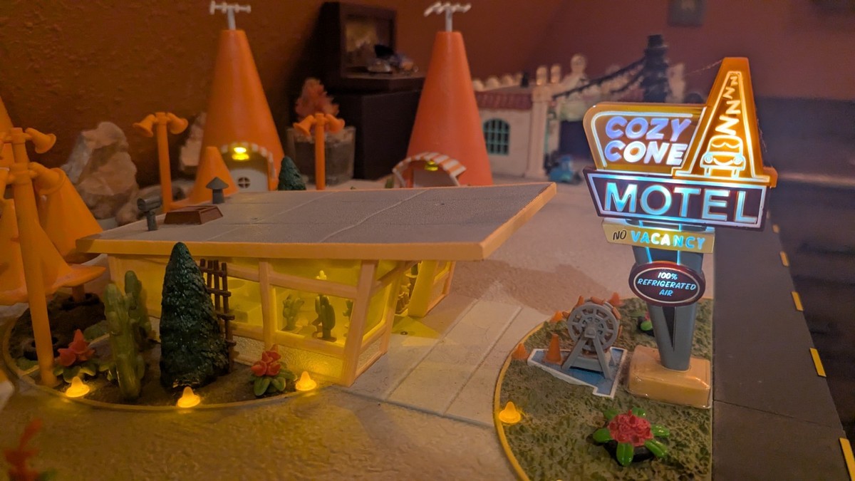 Disney Pixar Cars Precision Series Sally's Cozy Cone Motel | eBay